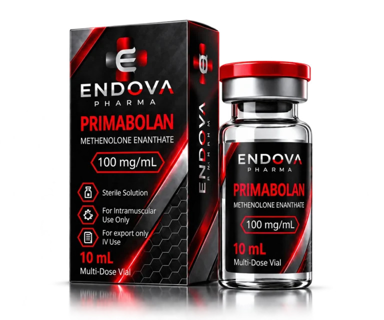 Endova Primabolan packaging and vial